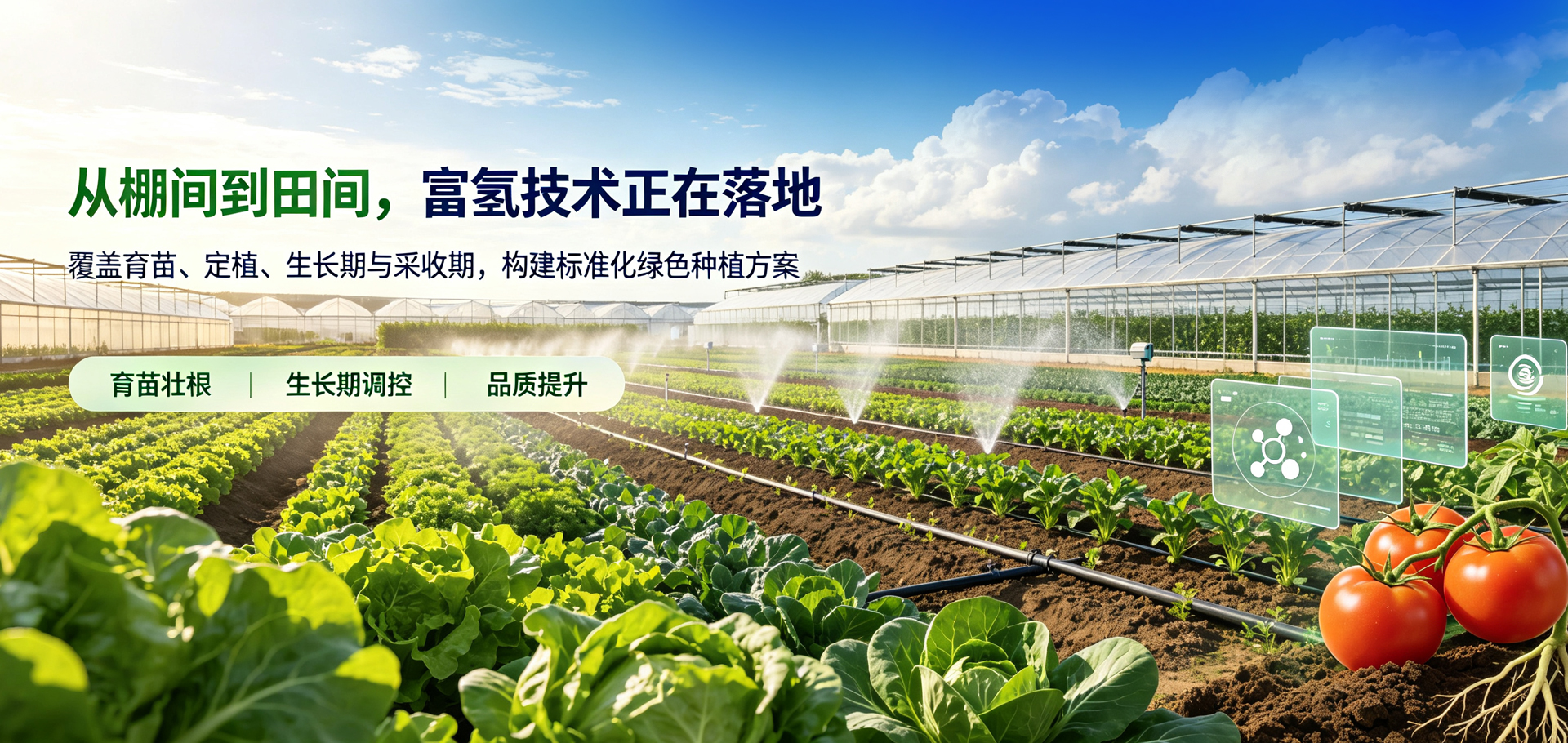 科技赋能农业·氢润健康生活